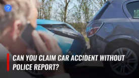 can you claim car accident without police report